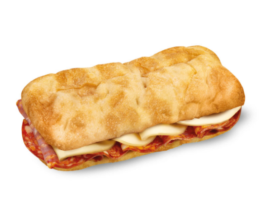 Panino salame piccante e provola